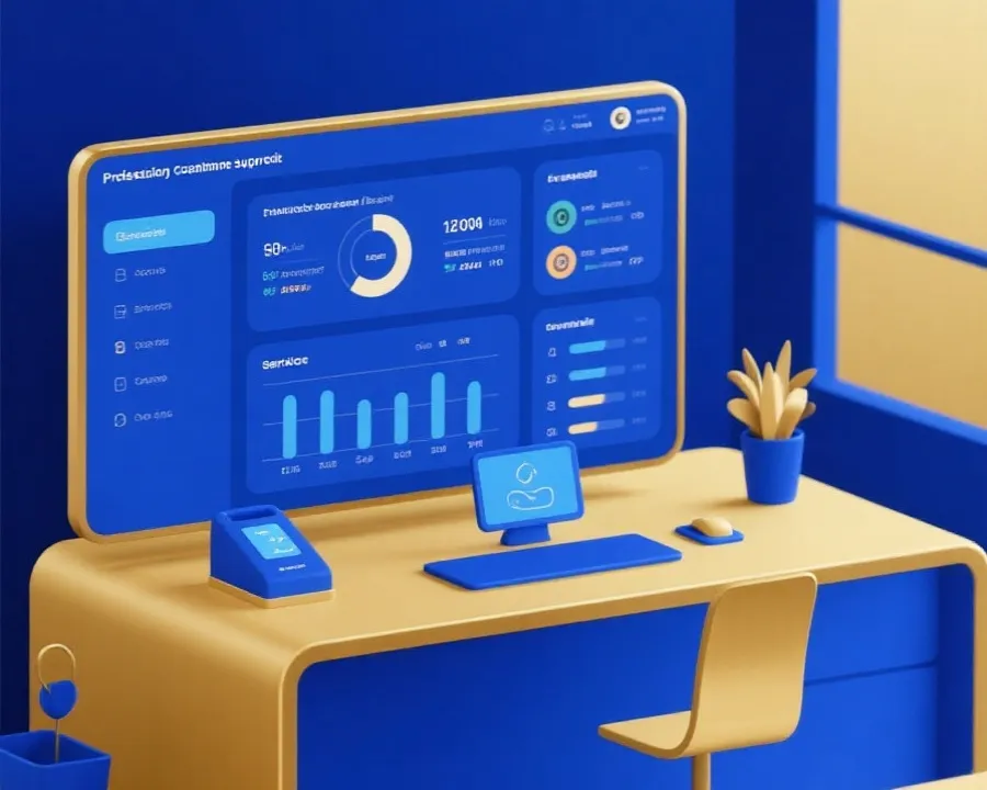 客服中心服務示意圖